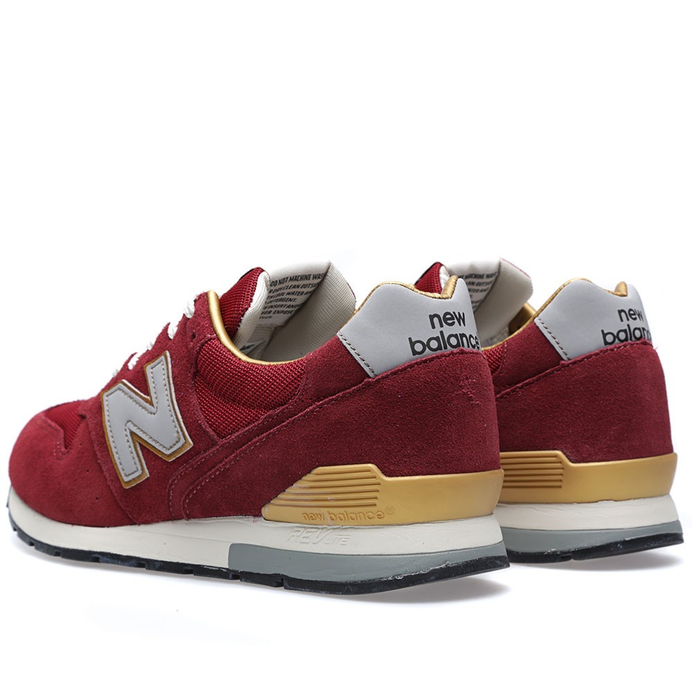 new balance 996 burgundy gold